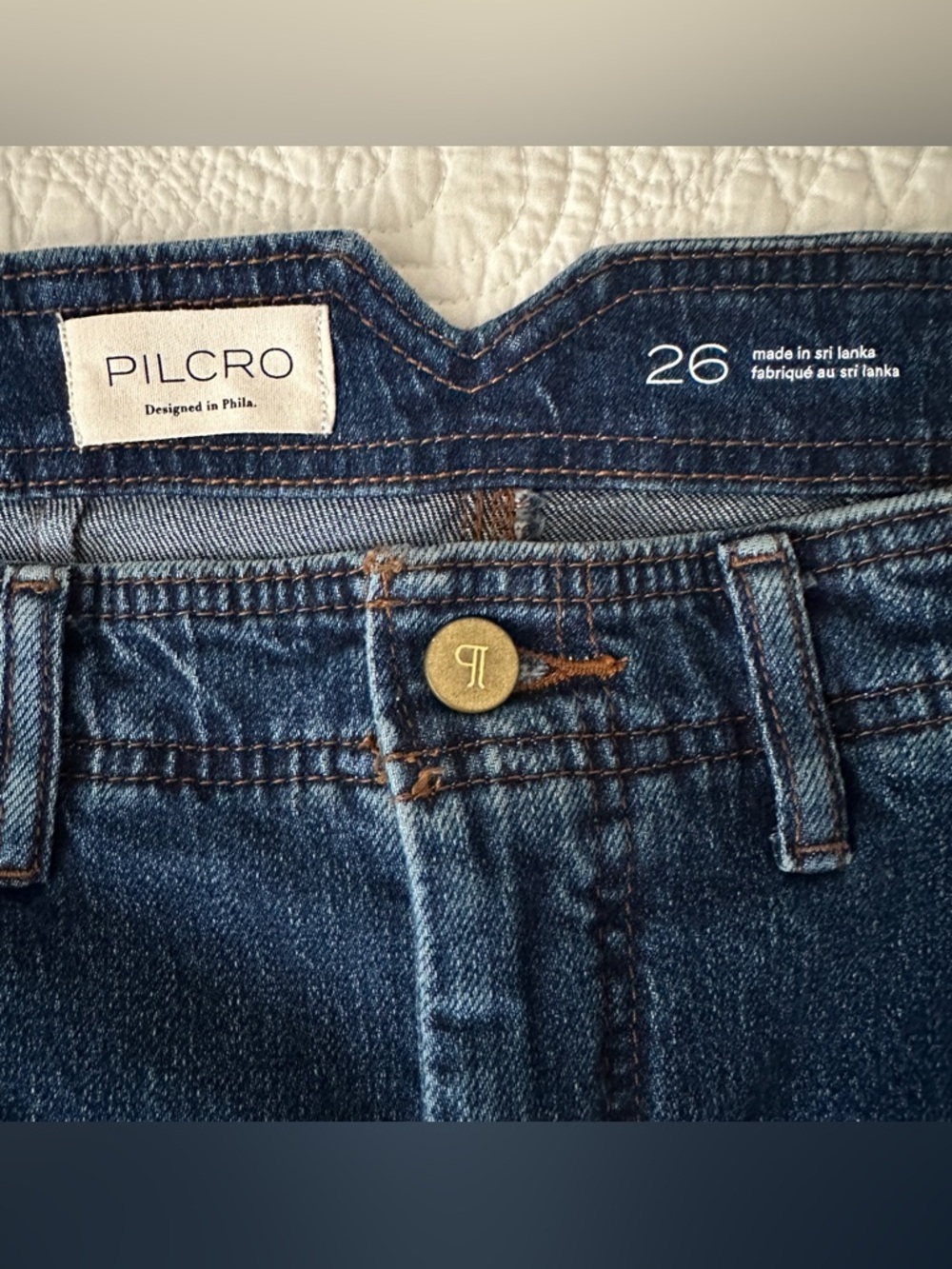 Pilcro Anthropologie The Lex High-Rise Relaxed Tapered Jeans Size 26 - Picture 5 of 15